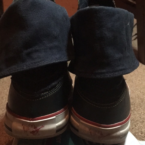 TRUE RELIGION LEATHER HI TOPS - Picture 4 of 6